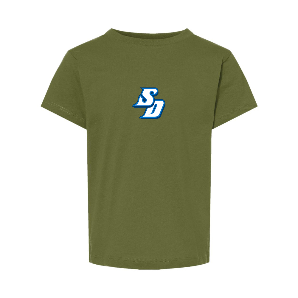 San Diego Toreros Logo BELLA  CANVAS Toddler Jersey Tee