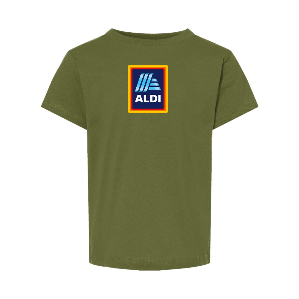 Aldi Logo BELLA  CANVAS Toddler Jersey Tee