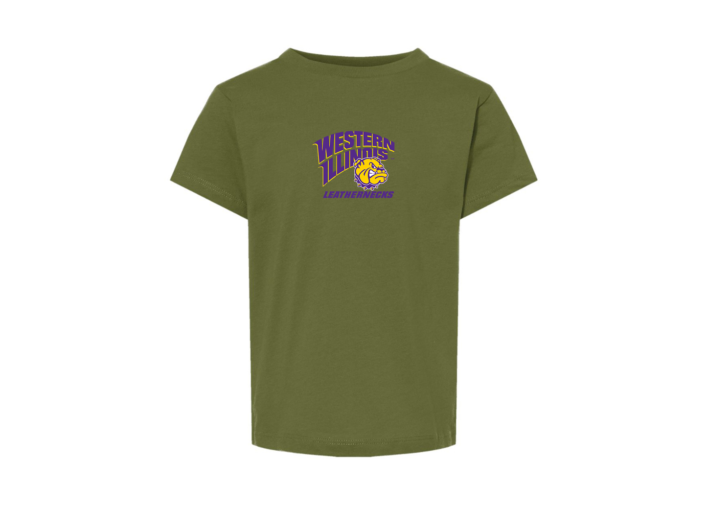 Western Illinois Leathernecks BELLA  CANVAS Toddler Jersey Tee