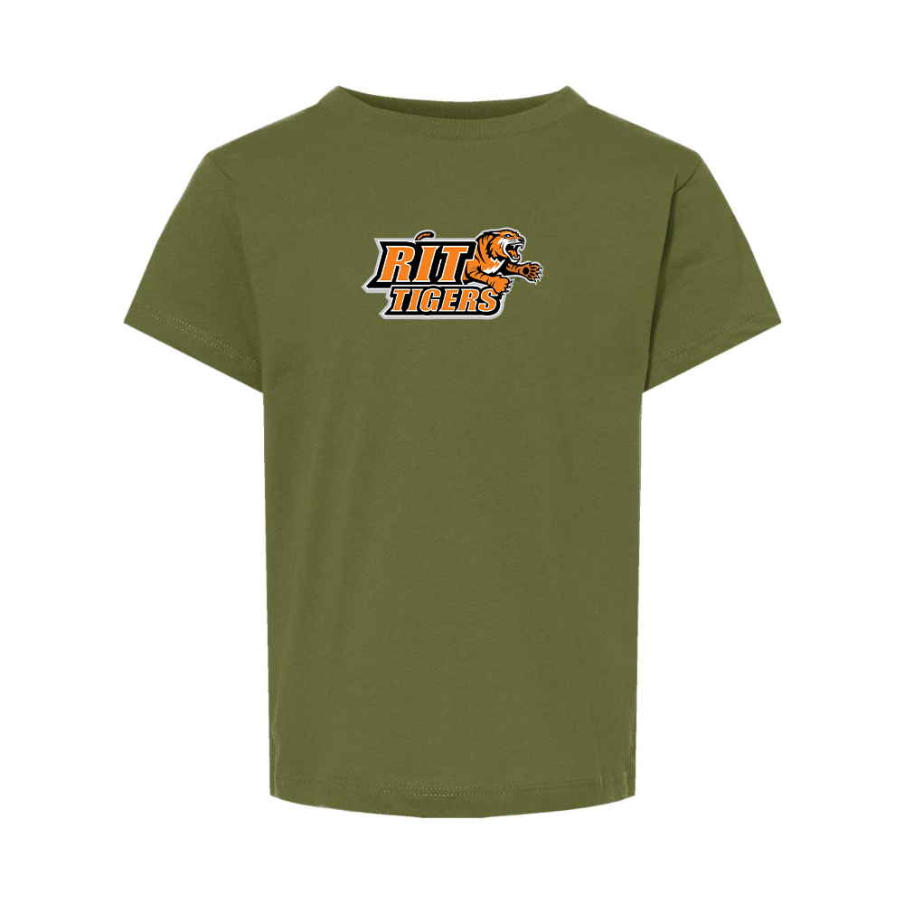 RIT Tigers Logo BELLA  CANVAS Toddler Jersey Tee