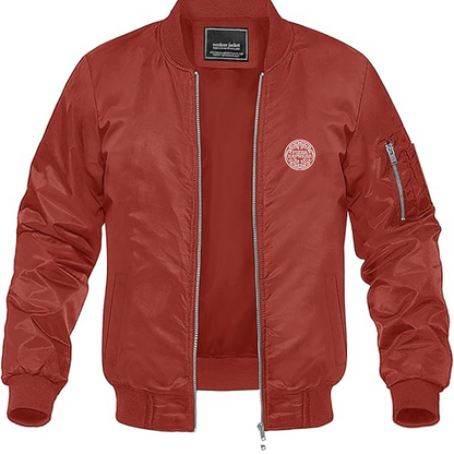 Men's Pizza Express Logo Lightweight Bomber Jacket Windbreaker Softshell Varsity Jacket Coat