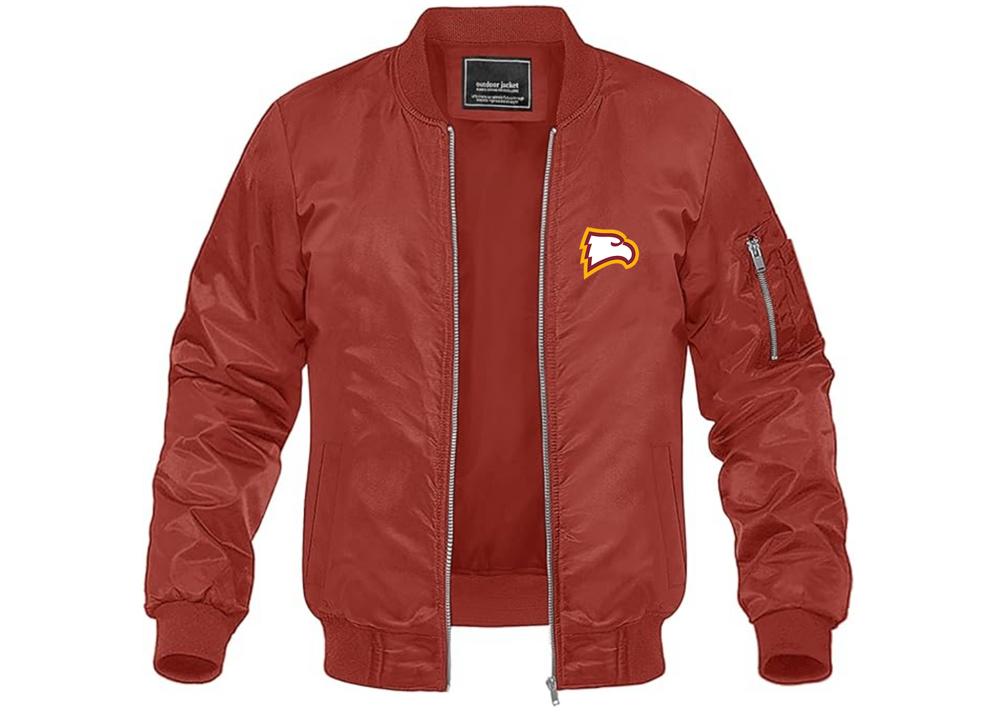 Men's Winthrop Eagles Lightweight Bomber Jacket Windbreaker Softshell Varsity Jacket Coat