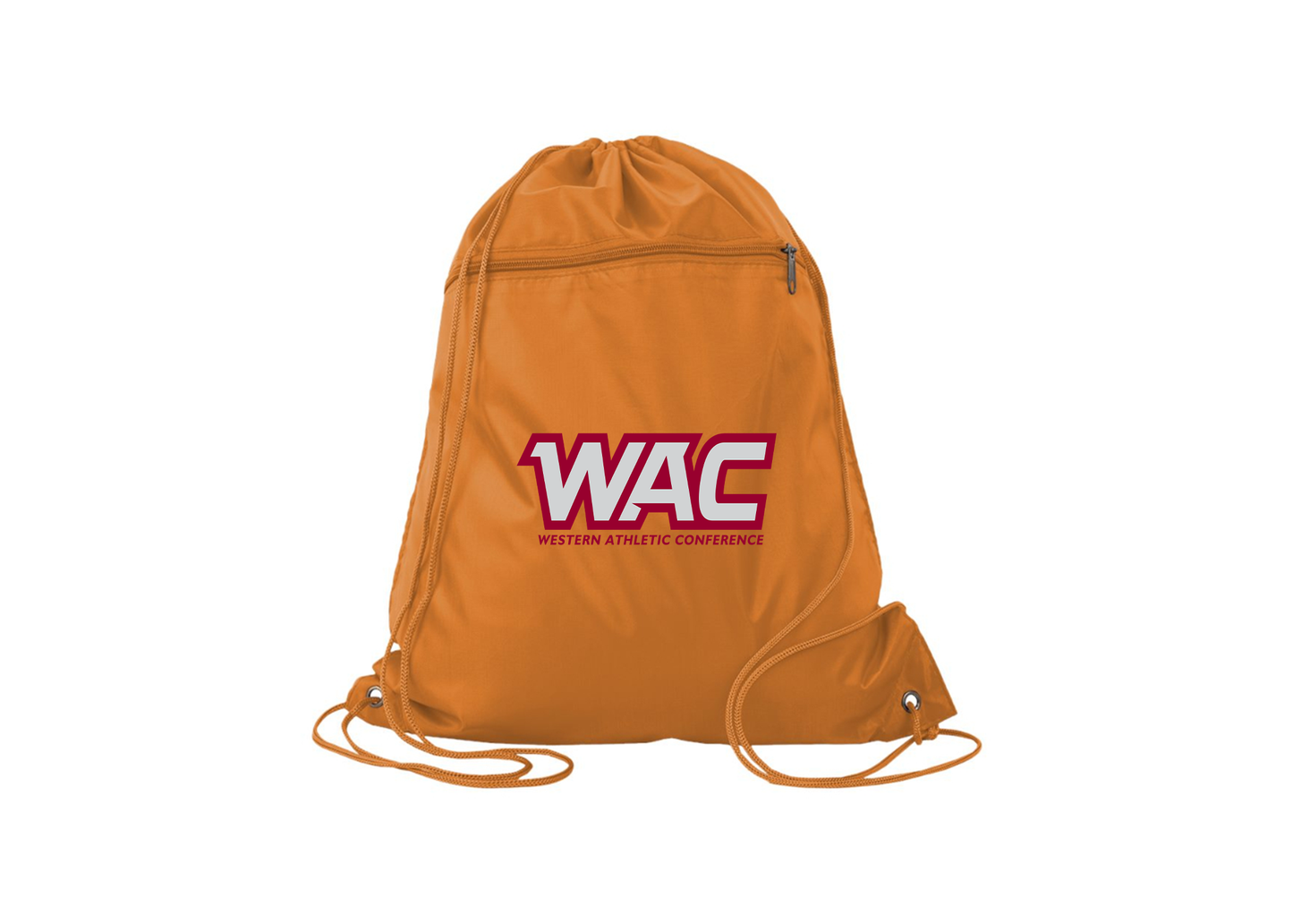 Western Athletic Conference Q-Tees - Polyester Cinchpack