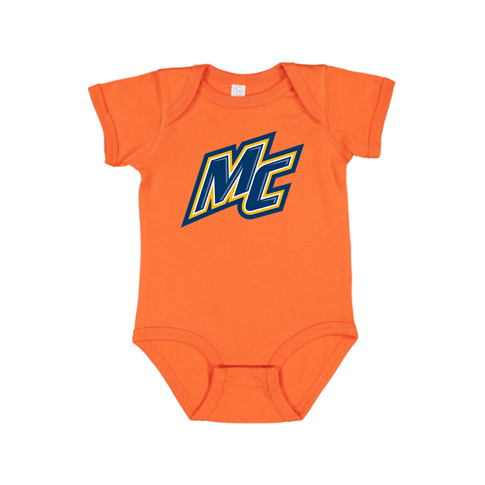 Merrimack Warriors Logo Baby Romper Onesie