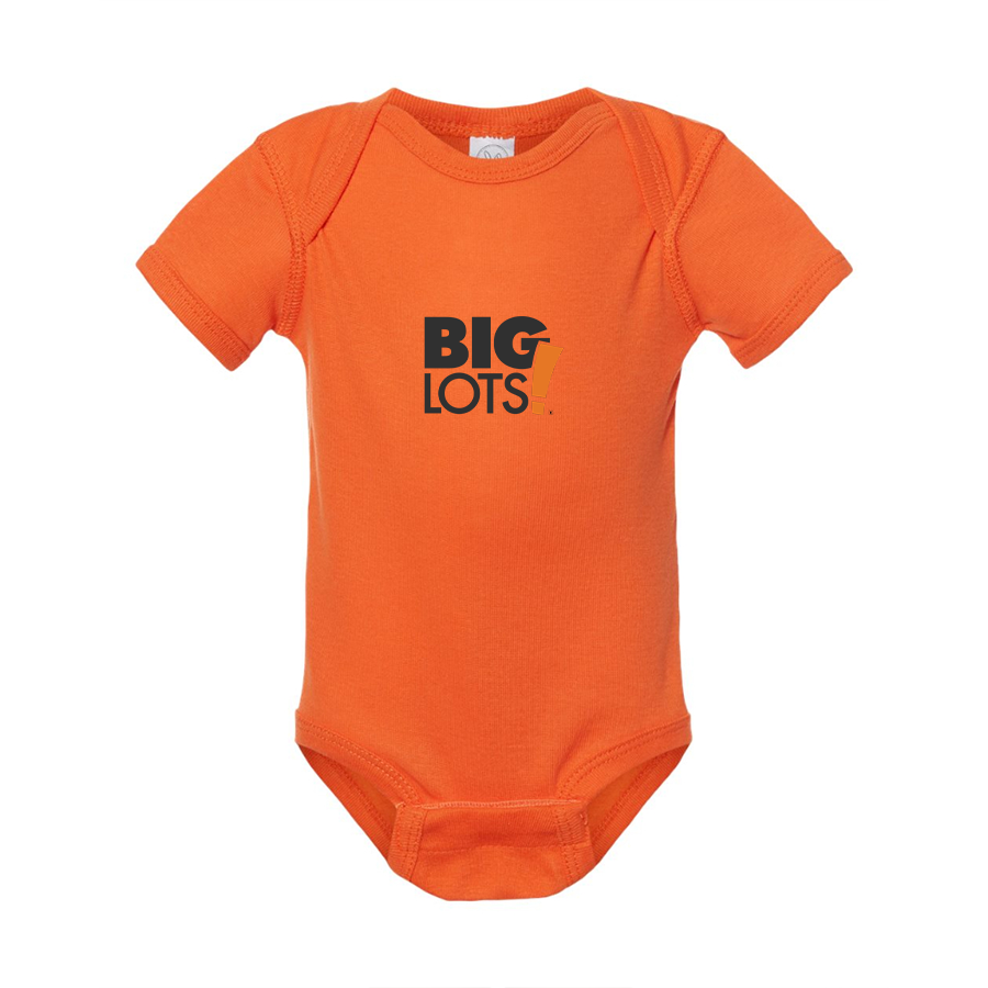 Big Lots Logo Rabbit Skins Infant Baby Rib Bodysuit