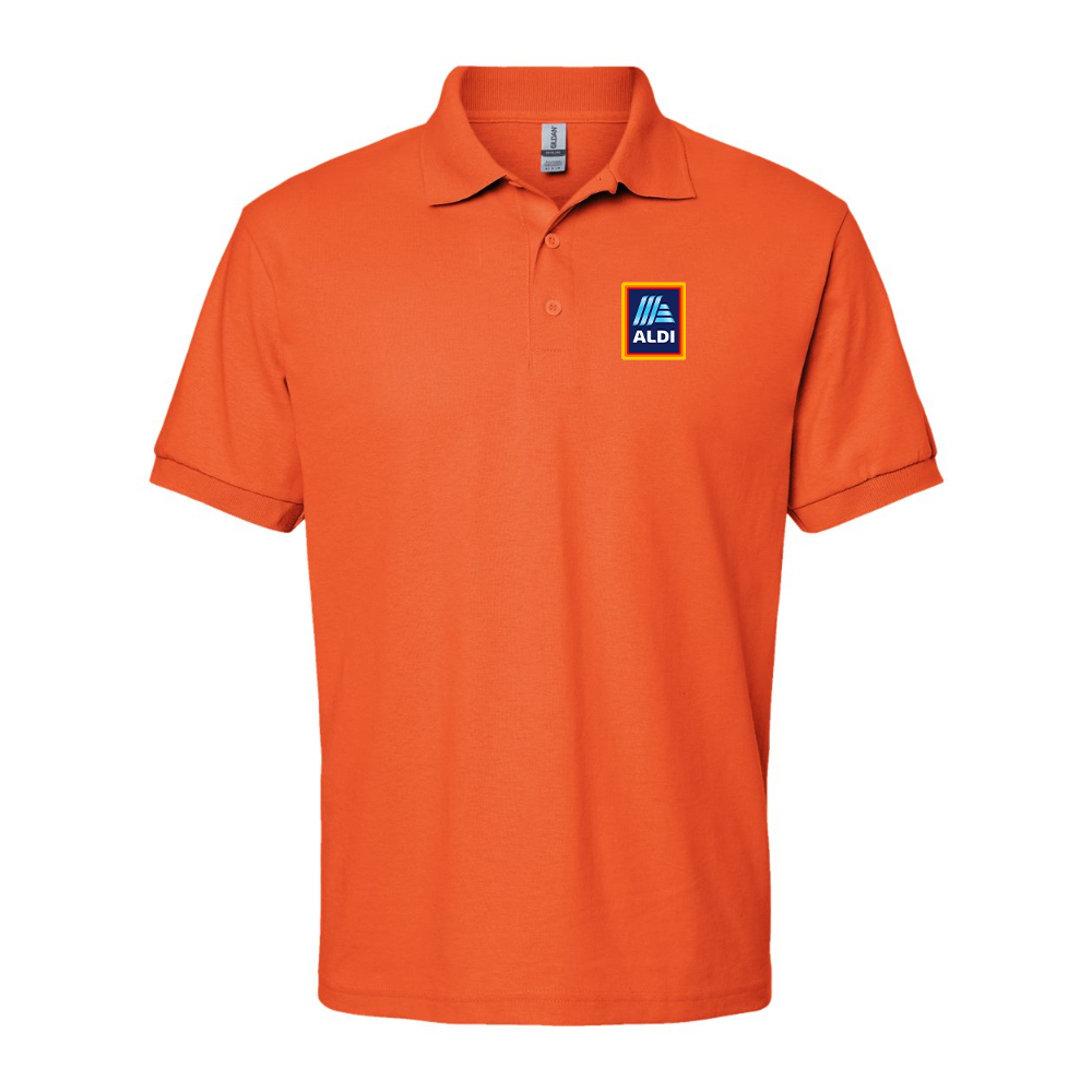 Men's Aldi Logo Gildan Dry Blend Jersey Polo