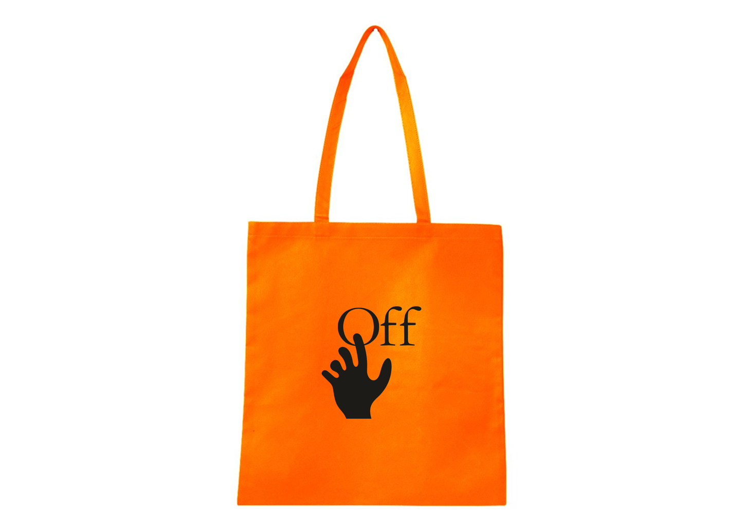 Off-White Hand Q-Tees Non-Woven  Tote