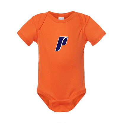 Portland Pilots Logo  Rabbit Skins Infant Baby Rib Bodysuit