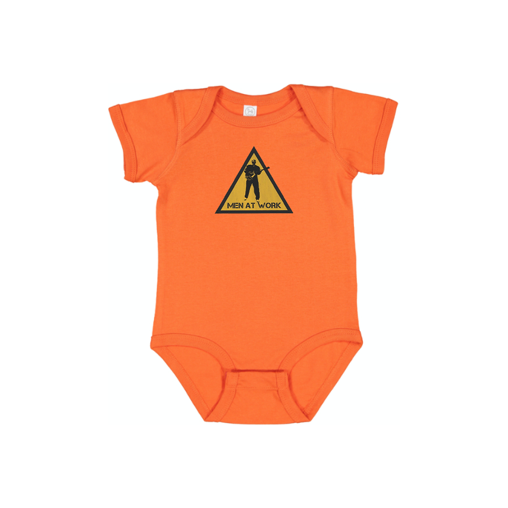 Men at Work Logo Baby Romper Onesie