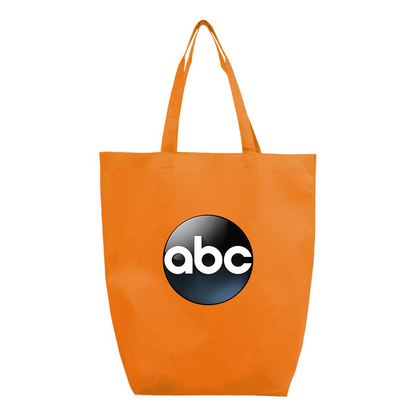 Abc Logo Q-Tees Non-Woven Gusset Bottom Tote