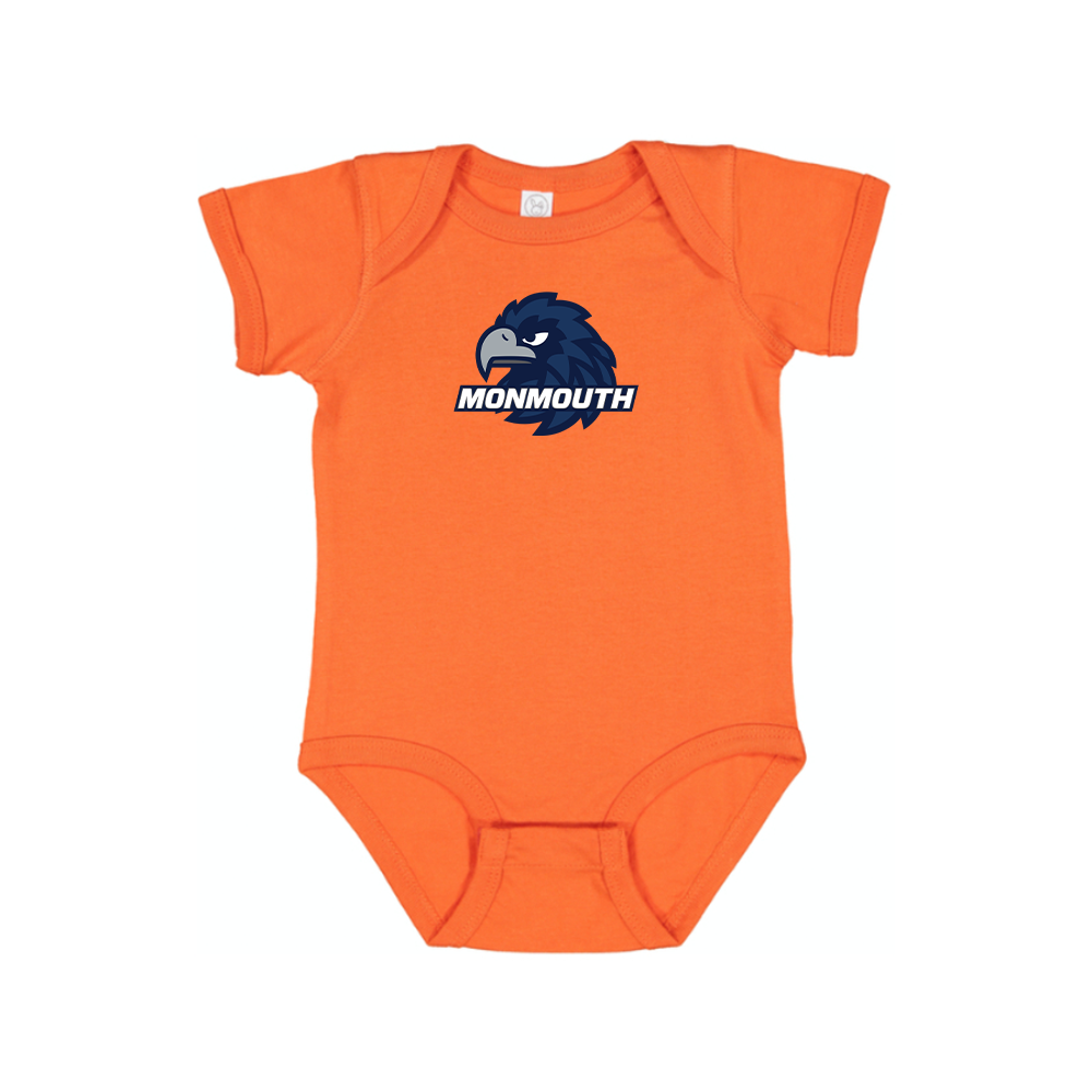 Monmouth Hawks Logo Baby Romper Onesie