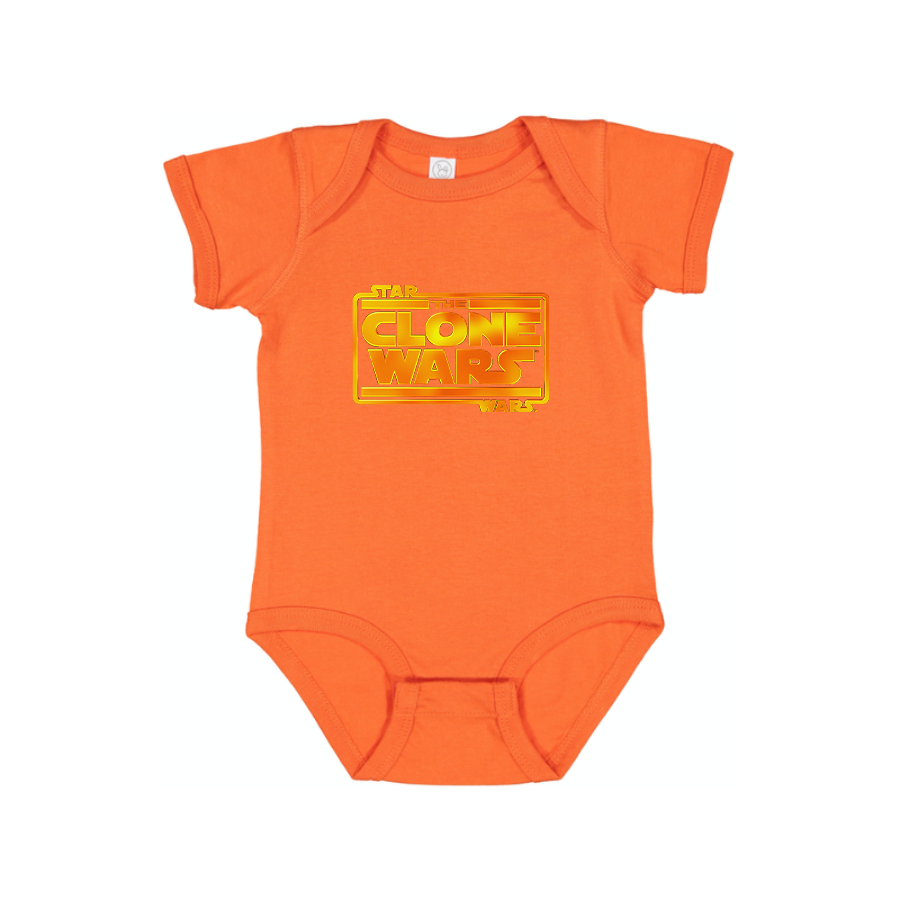 The Clone wars Logo Baby Romper Onesie