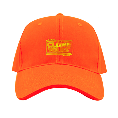 The Clone wars Logo Dad Baseball Cap Hat