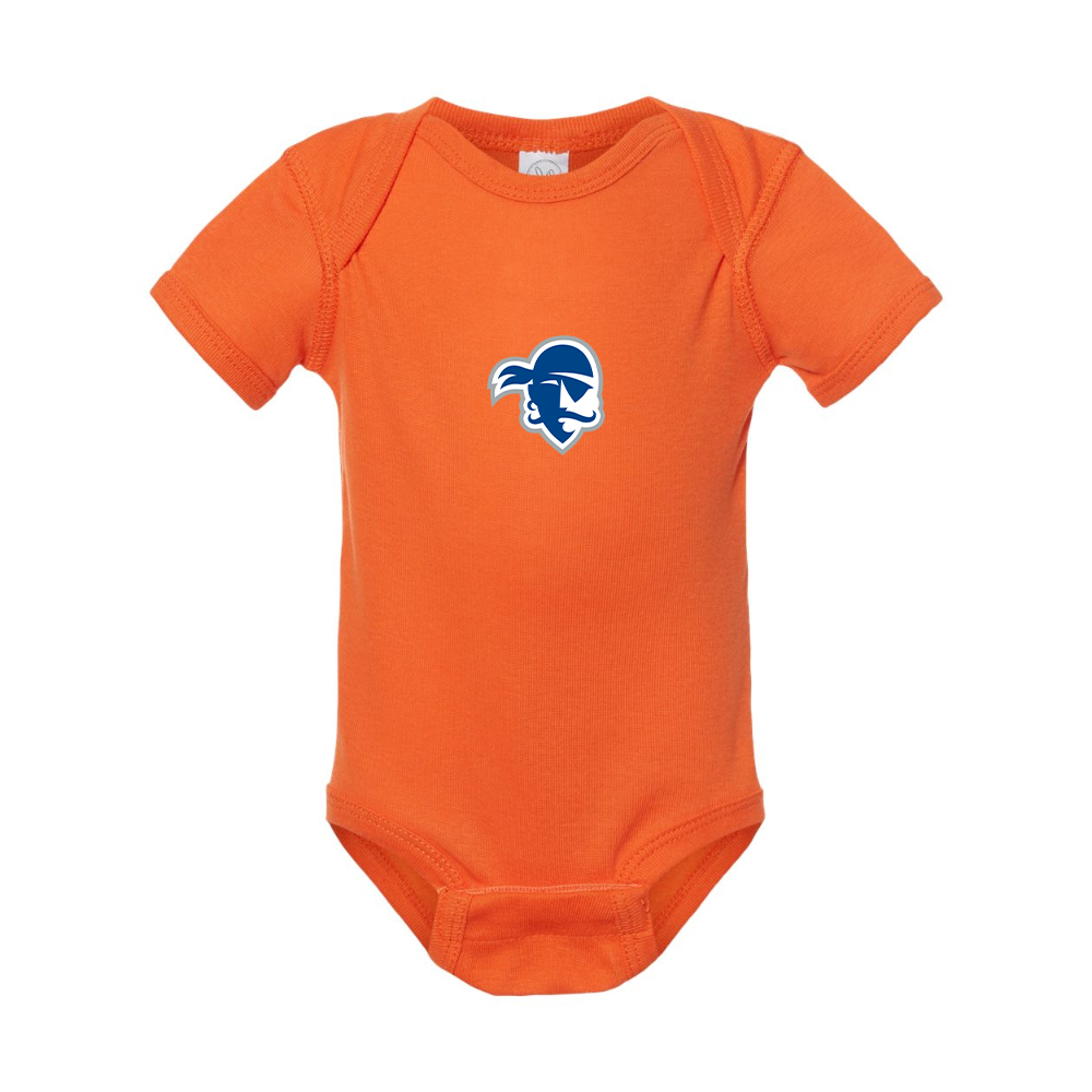 Seton Hall Pirates Logo  Rabbit Skins Infant Baby Rib Bodysuit