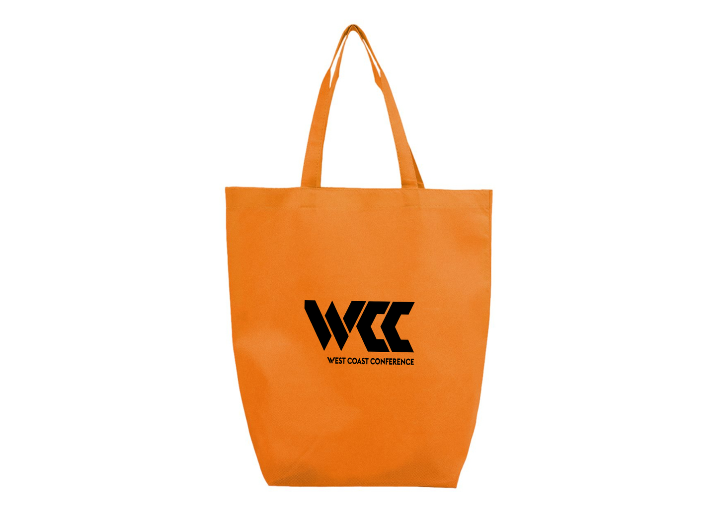 West Coast Conference Q-Tees Non-Woven Gusset Bottom Tote