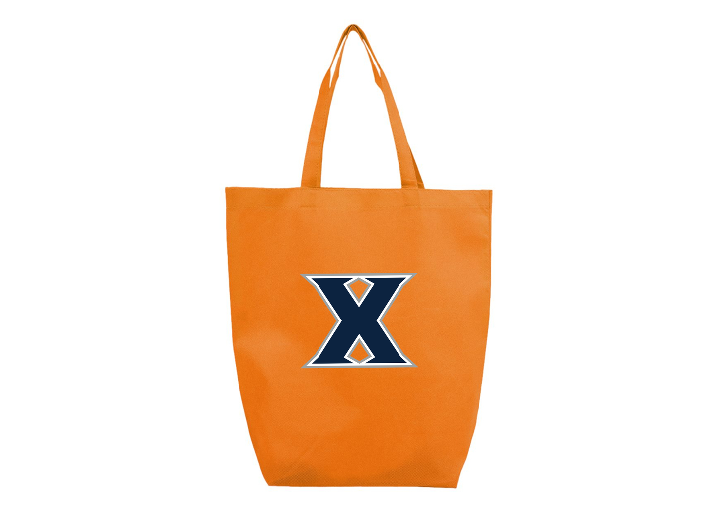 Xavier Musketeers Q-Tees Non-Woven Gusset Bottom Tote