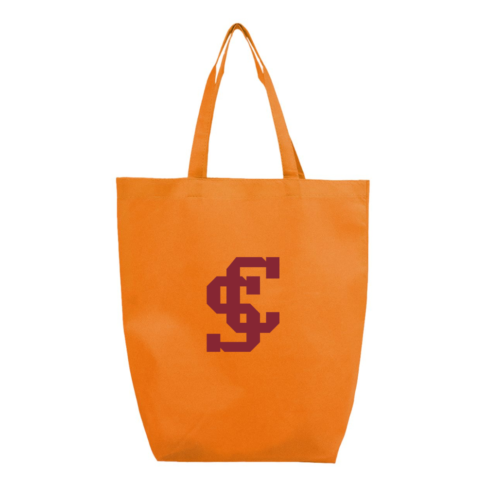 Santa Clara Broncos Logo Q-Tees Non-Woven Gusset Bottom Tote