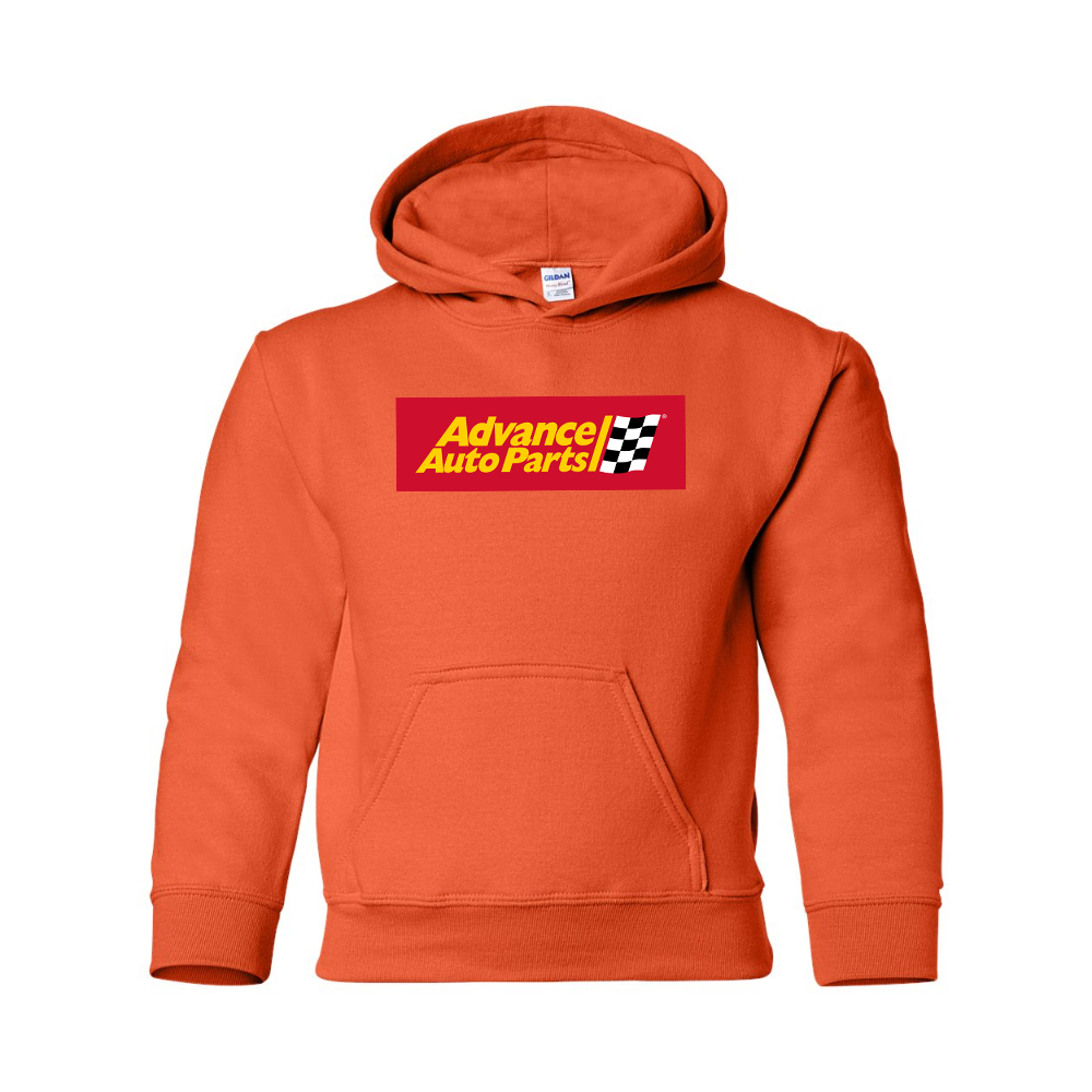 Youth Advance Auto Parts Logo Gildan Heavy Blend  Hooded Sweatshirt
