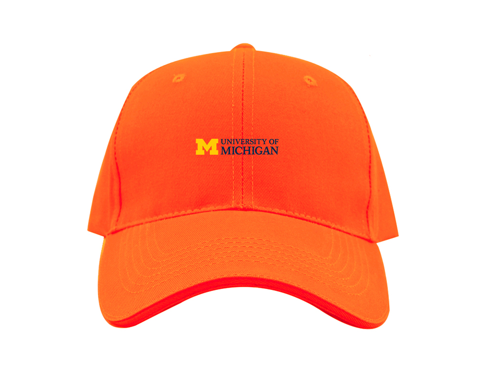 University of Michigan Logo Dad Baseball Cap Hat