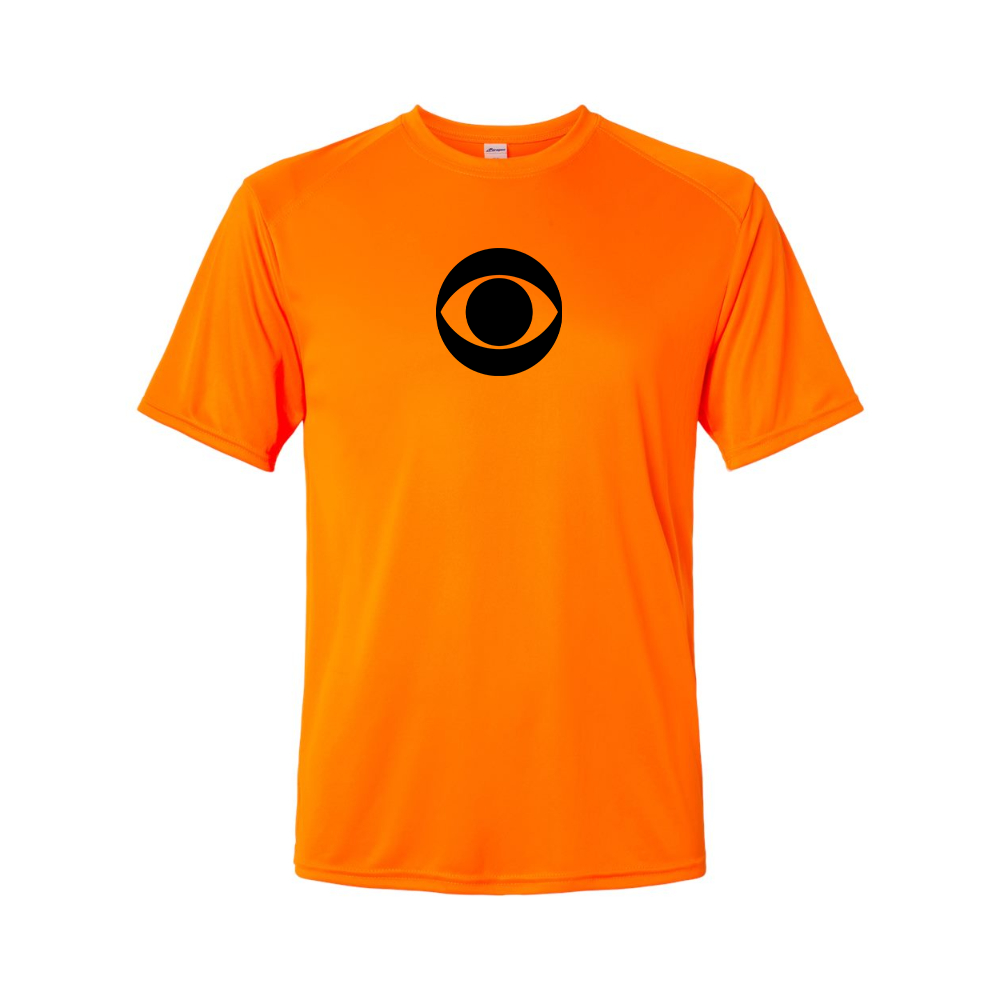 Men's CBS Logo Polyester T-Shirt