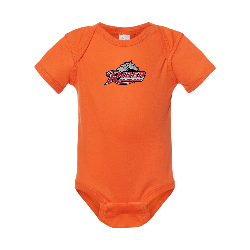 Rider Broncs Logo Rabbit Skins Infant Baby Rib Bodysuit