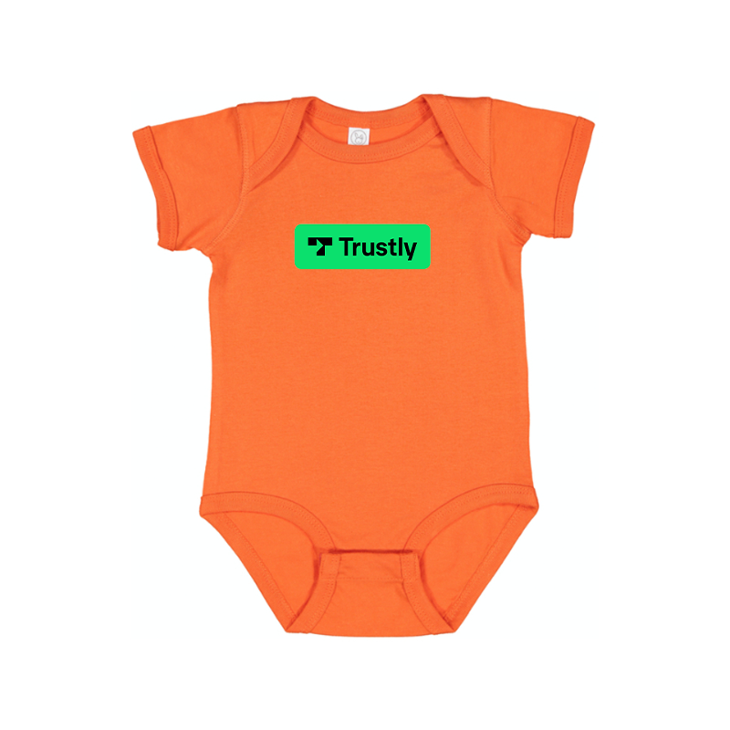 Trustly Horizontal Logo Baby Romper Onesie