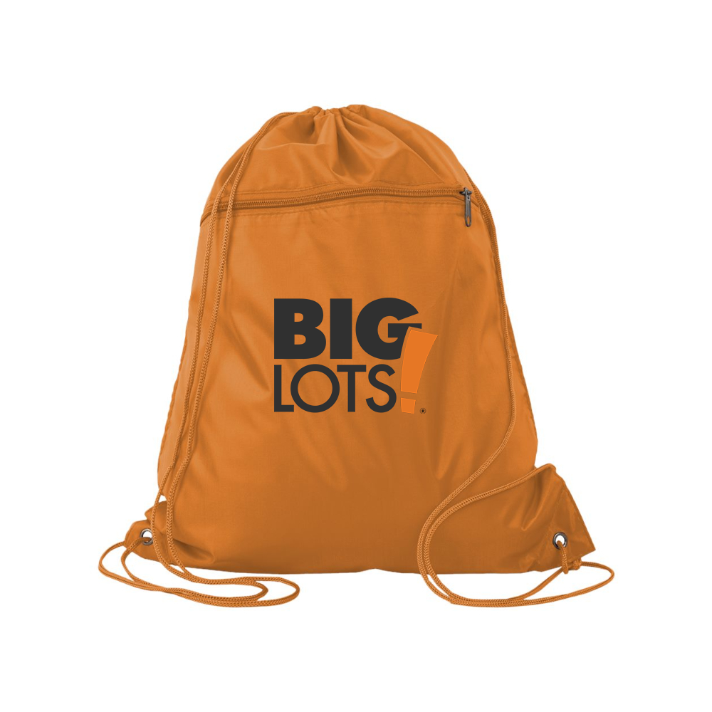Big Lots Logo Q-Tees - Polyester Cinchpack