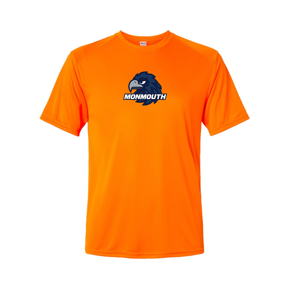 Men's Monmouth Hawks Logo Polyester T-Shirt