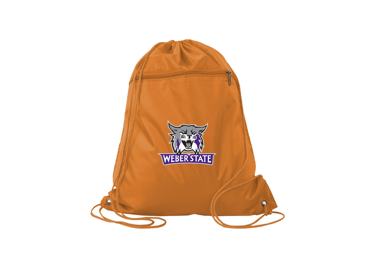 Weber State Wildcats Q-Tees - Polyester Cinchpack