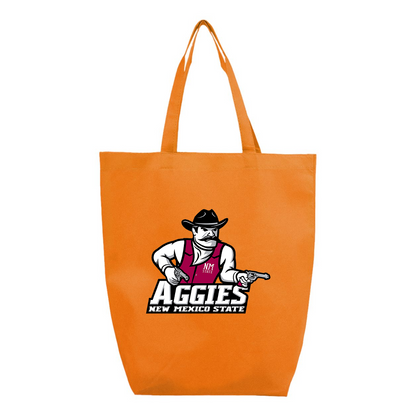 Aggies New Mexico State Logo Q-Tees Non-Woven Gusset Bottom Tote