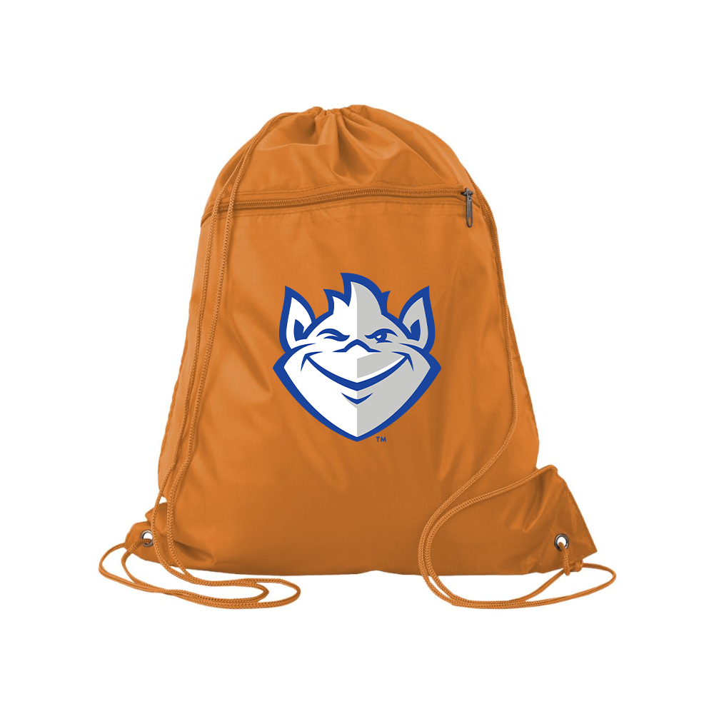 Saint Louis Billikens Logo Q-Tees - Polyester Cinchpack