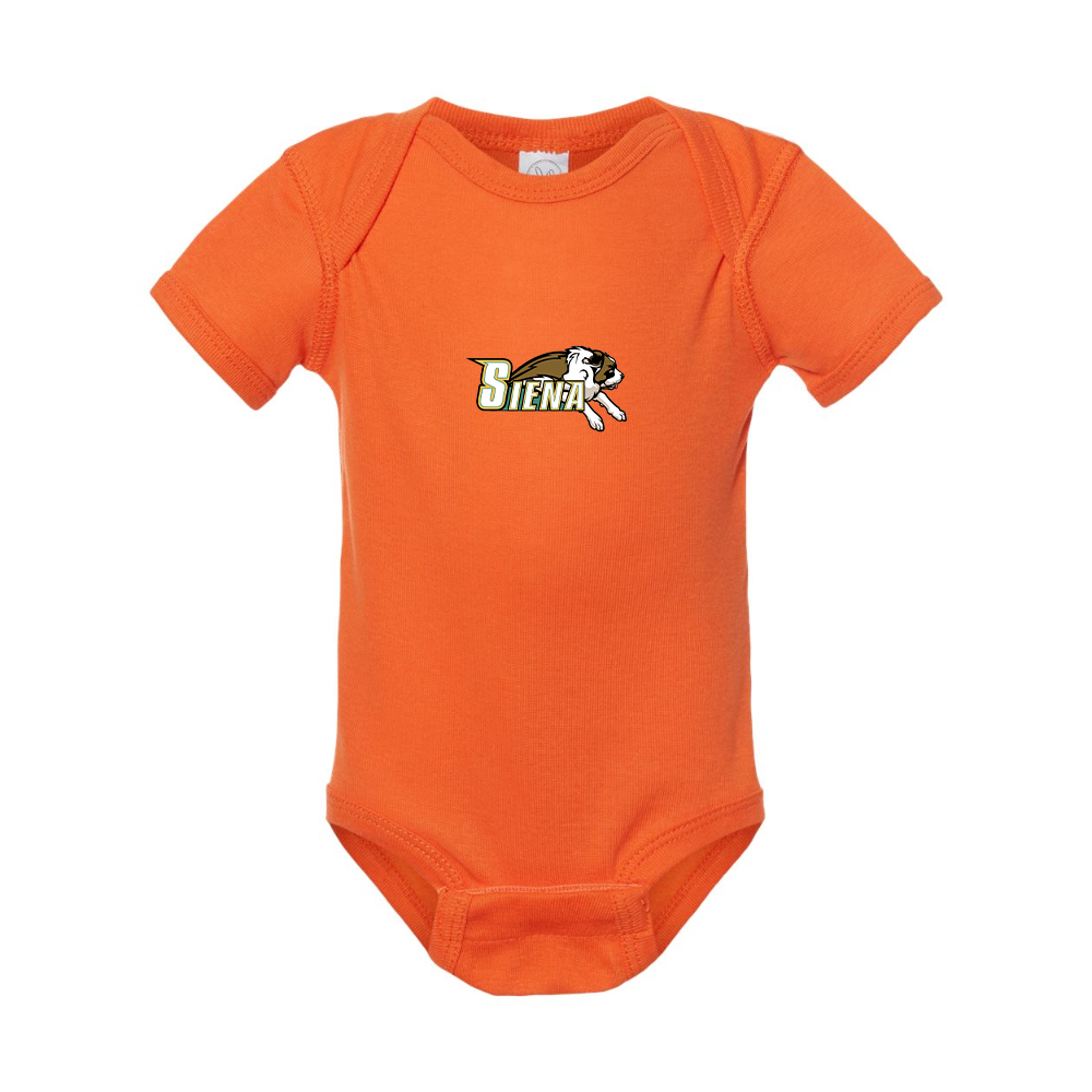Siena Saints Logo Rabbit Skins Infant Baby Rib Bodysuit
