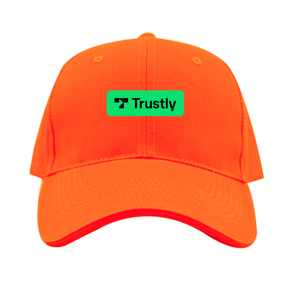 Trustly Horizontal Logo Dad Baseball Cap Hat