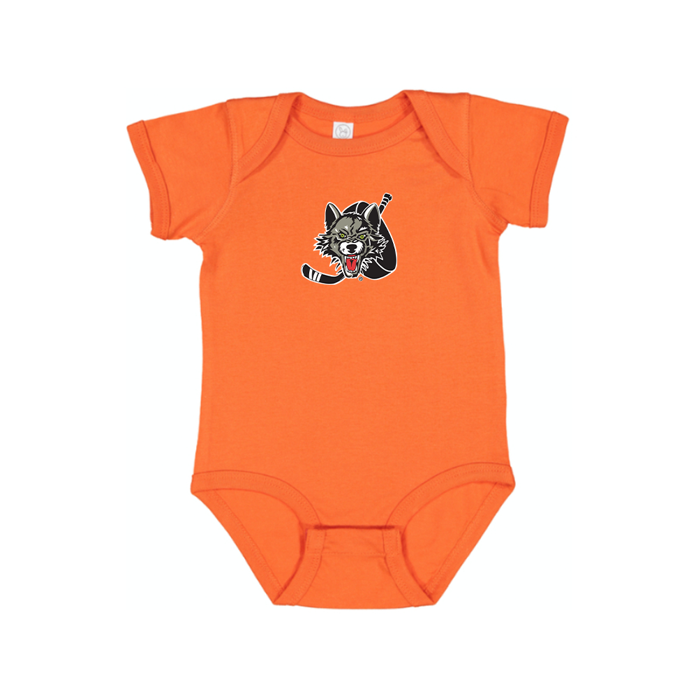 Chicago Wolves Logo Baby Romper Onesie