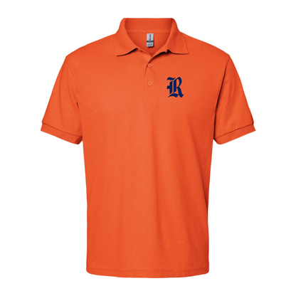 Men's Rice Owls Logo Gildan Dry Blend Jersey Polo