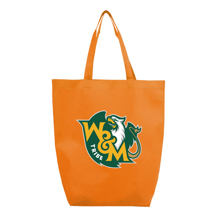 William and Mary Tribe Q-Tees Non-Woven Gusset Bottom Tote