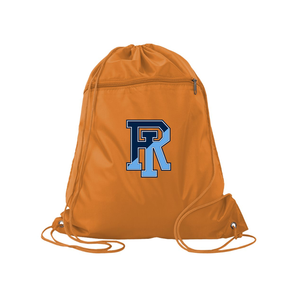Rhode Island Rams Logo Q-Tees - Polyester Cinchpack