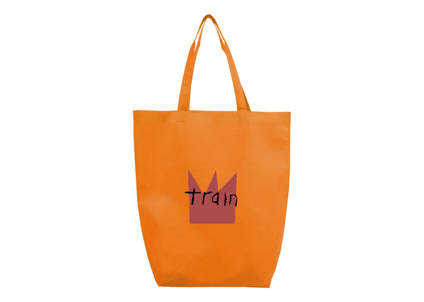 Train Q-Tees Non-Woven Gusset Bottom Tote