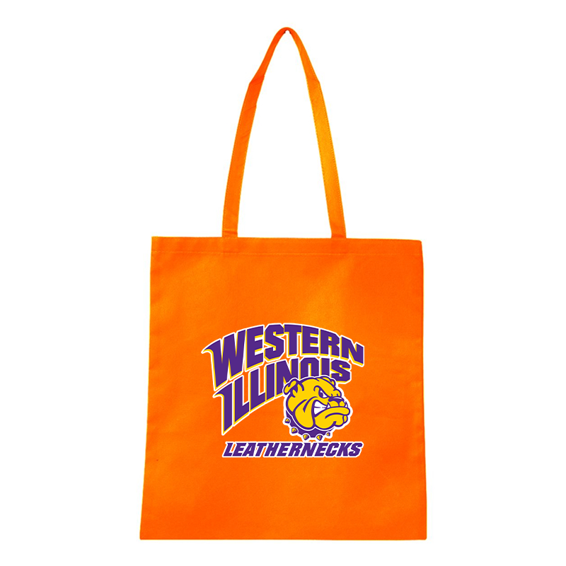 Western Illinois Leathernecks Q-Tees Non-Woven  Tote