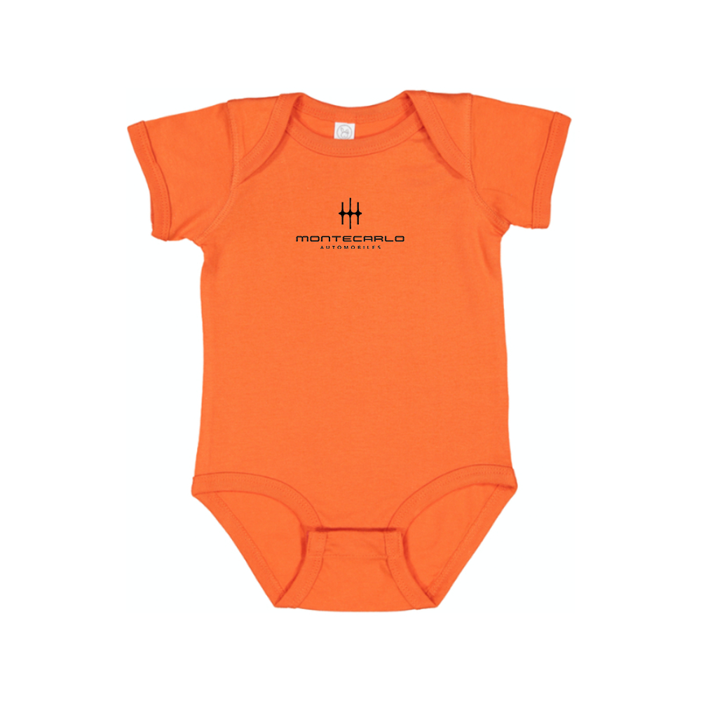 Monte Carlo Automobiles Logo Baby Romper Onesie