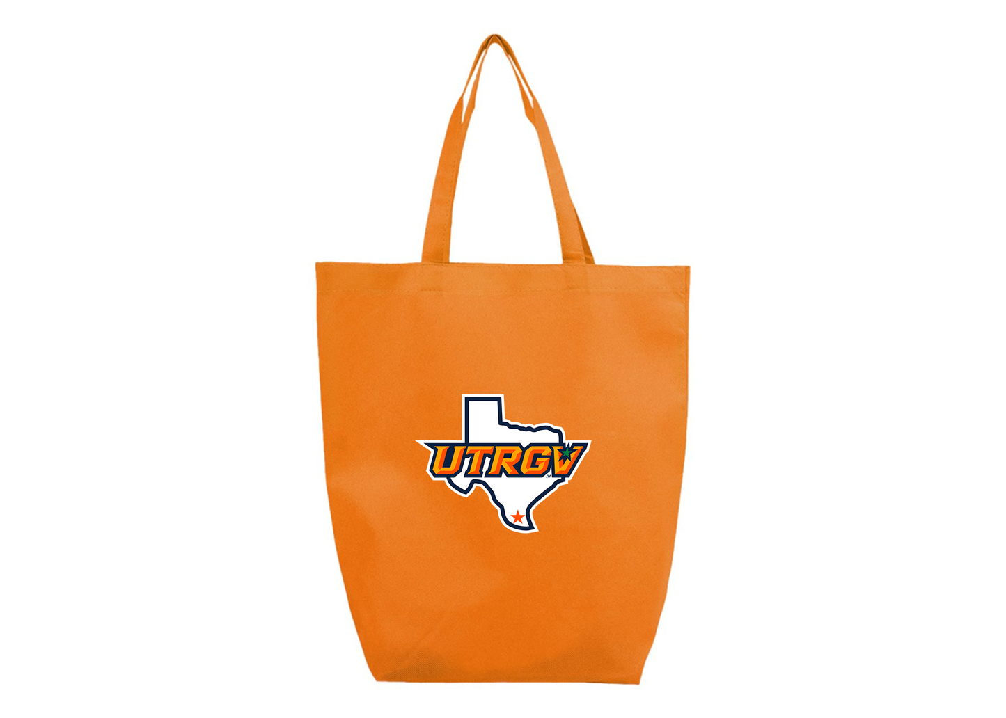 UTRGV Vaqueros Q-Tees Non-Woven Gusset Bottom Tote