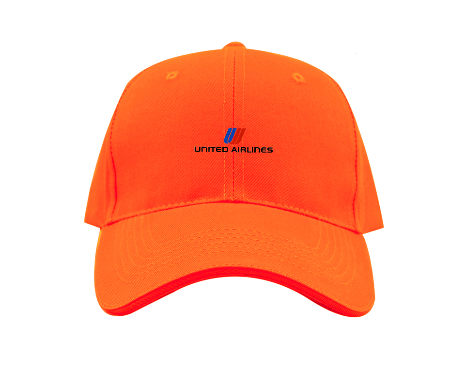 United Airlines Logo Dad Baseball Cap Hat