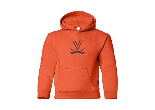 Youth Virginia Cavaliers Gildan Heavy Blend  Hooded Sweatshirt