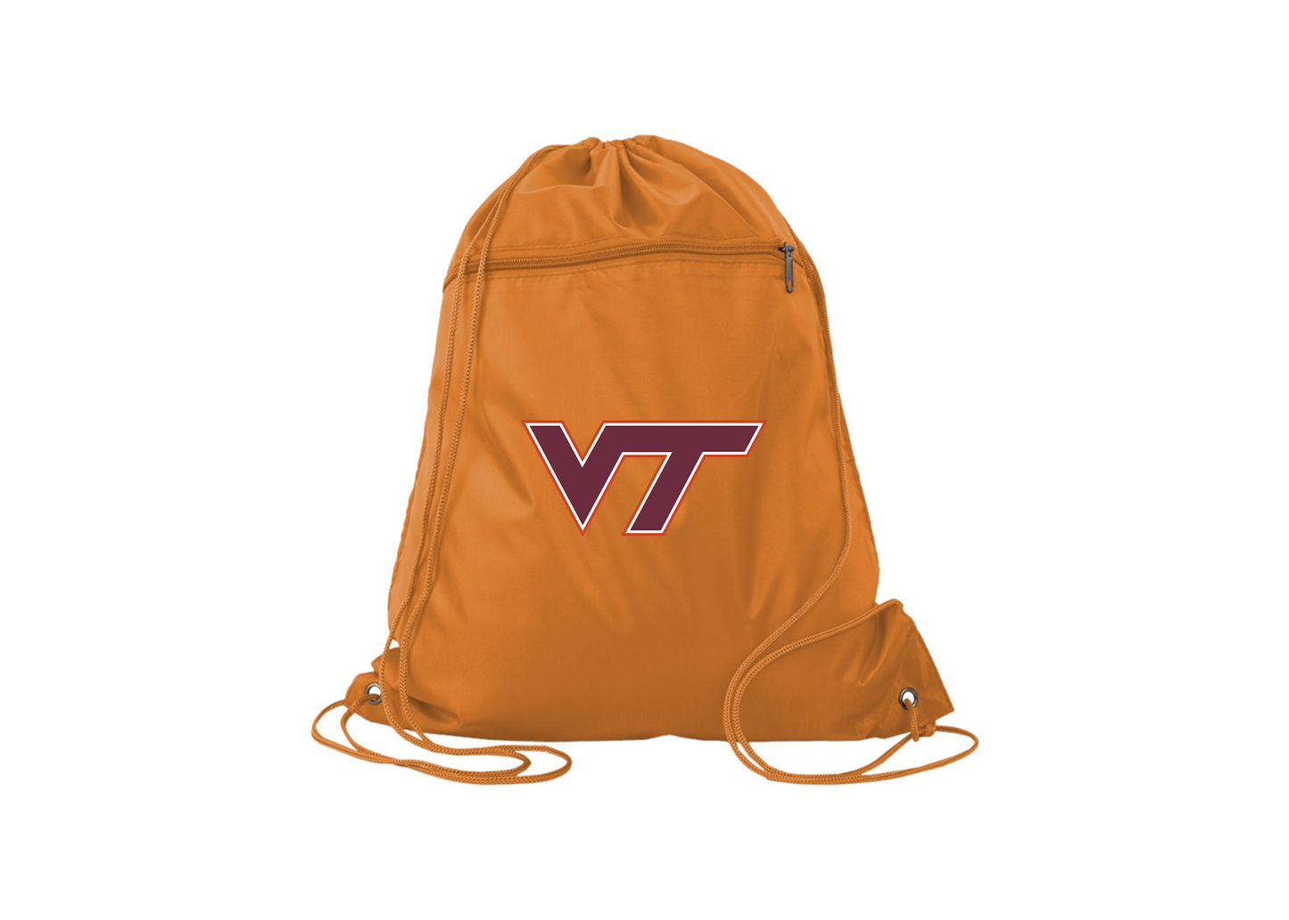 Virginia Tech Hokies Q-Tees - Polyester Cinchpack