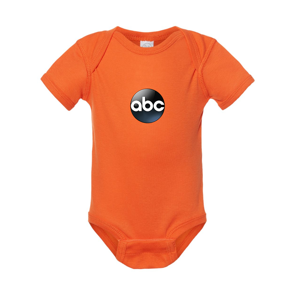 Abc Logo  Rabbit Skins Infant Baby Rib Bodysuit