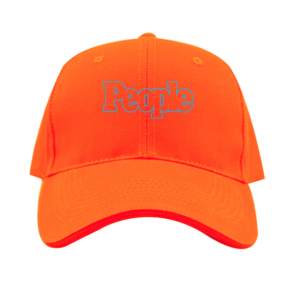 People Magazine Logo Dad Baseball Cap Hat