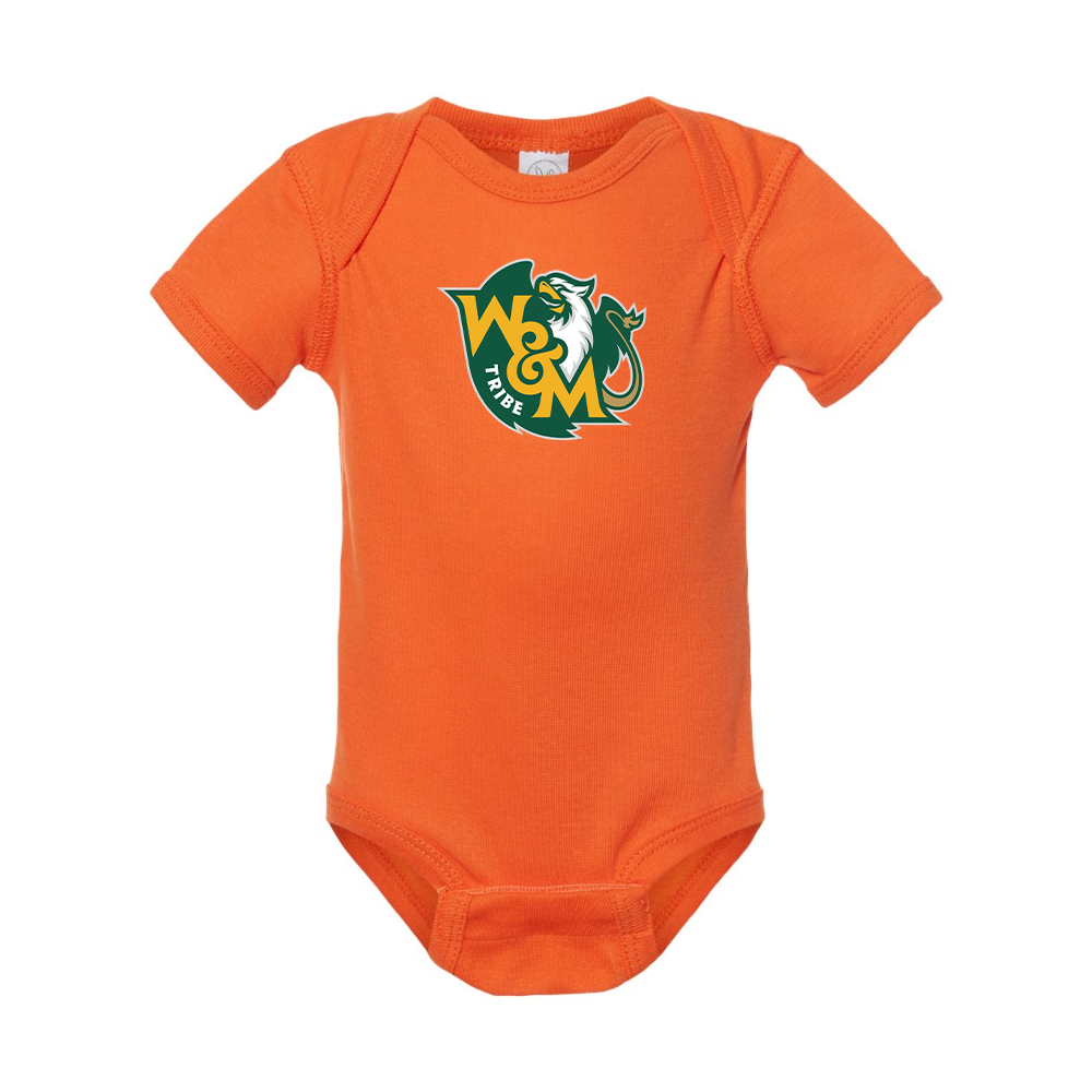 William and Mary Tribe Rabbit Skins Infant Baby Rib Bodysuit