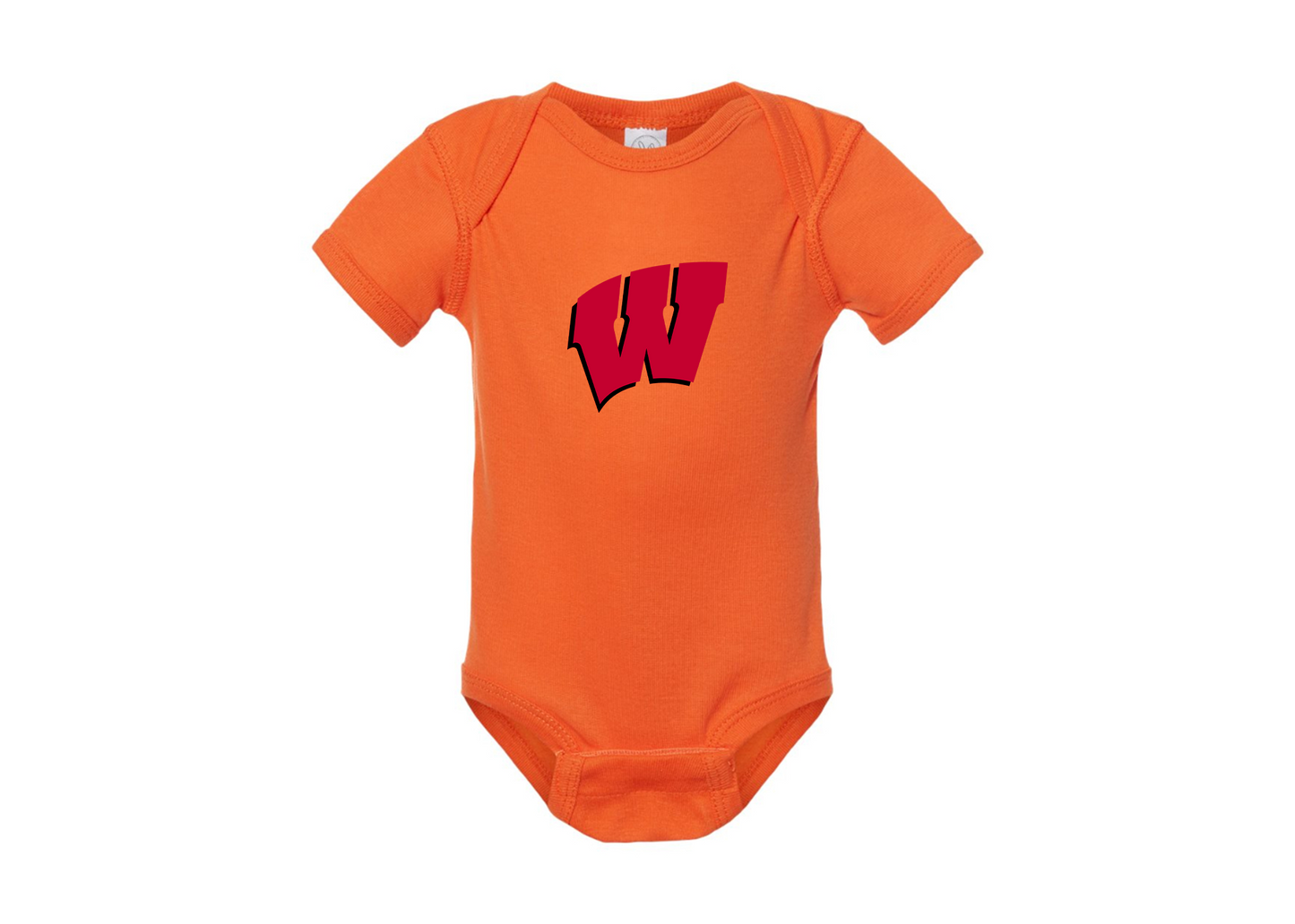 Wisconsin Badgers Rabbit Skins Infant Baby Rib Bodysuit