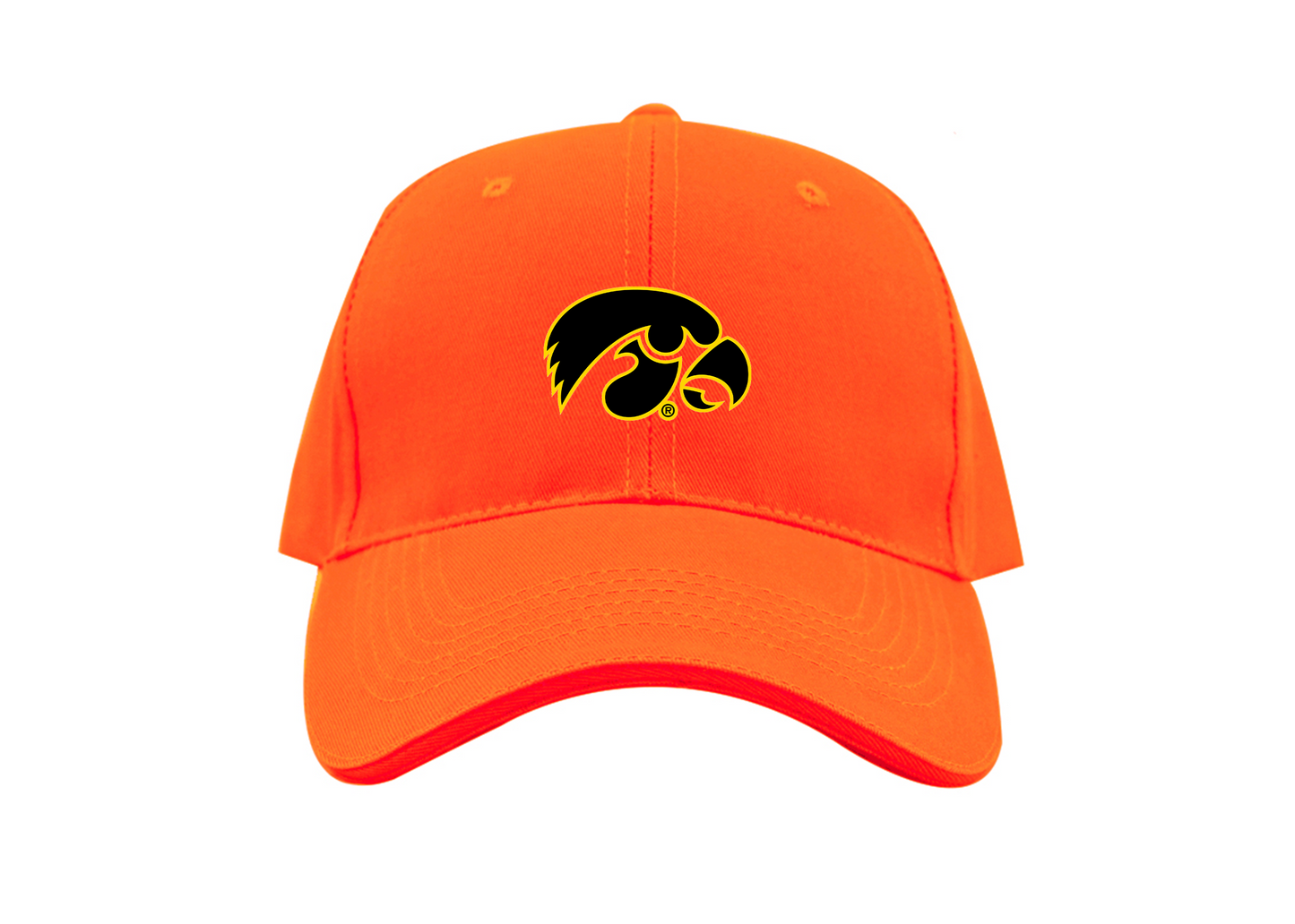 Lowa Hawkeyes Logo Dad Baseball Cap Hat