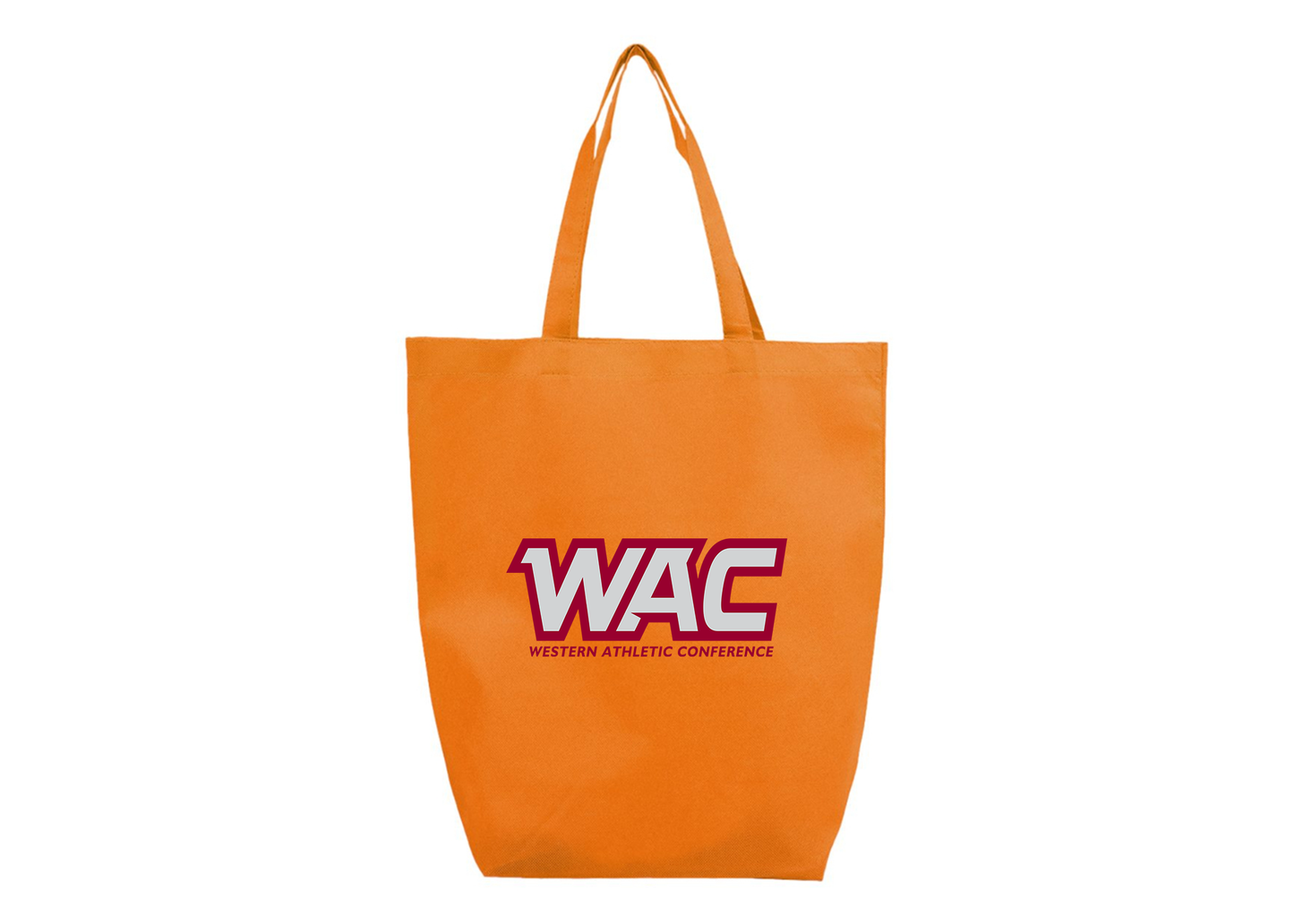 Western Athletic Conference Q-Tees Non-Woven Gusset Bottom Tote